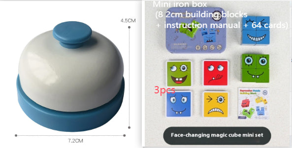 Wooden Montessori emoji face matching block puzzle game for kids - view 19