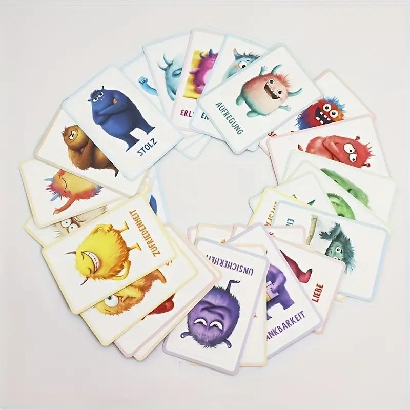 Emotion recognition puzzle cards, parent-child feelings learning toy - view 8